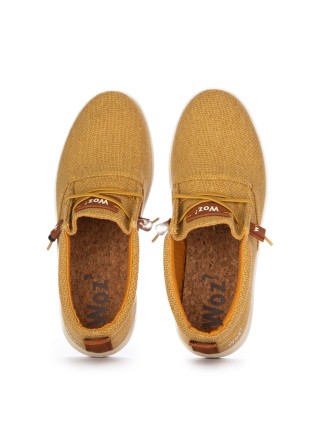 WOZ? | FLACHE SCHUHE ROBBIE BOLD FABRIC GELB