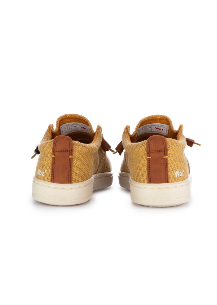 herren flache schuhe woz robbie bold fabric gelb
