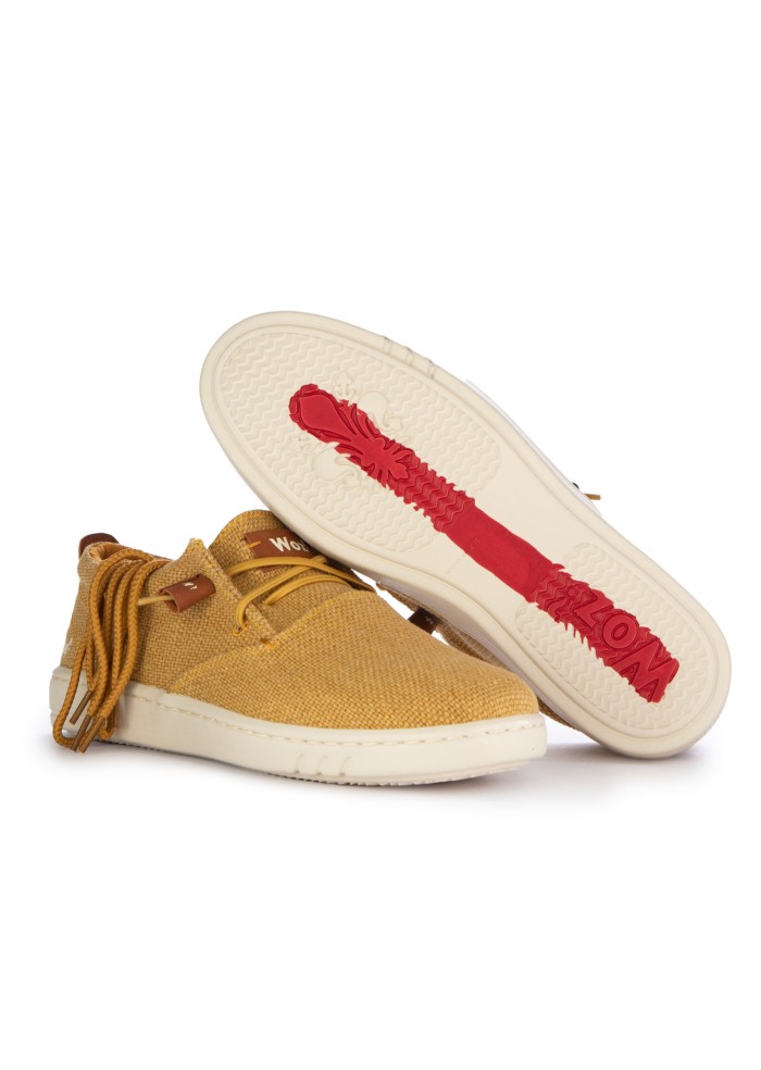 scarpe basse uomo woz robbie bold fabric giallo