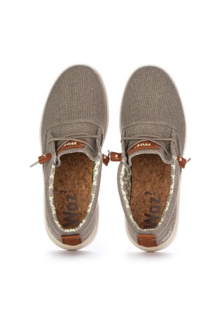 WOZ? | FLACHE SCHUHE ROBBIE BOLD FABRIC GRAU