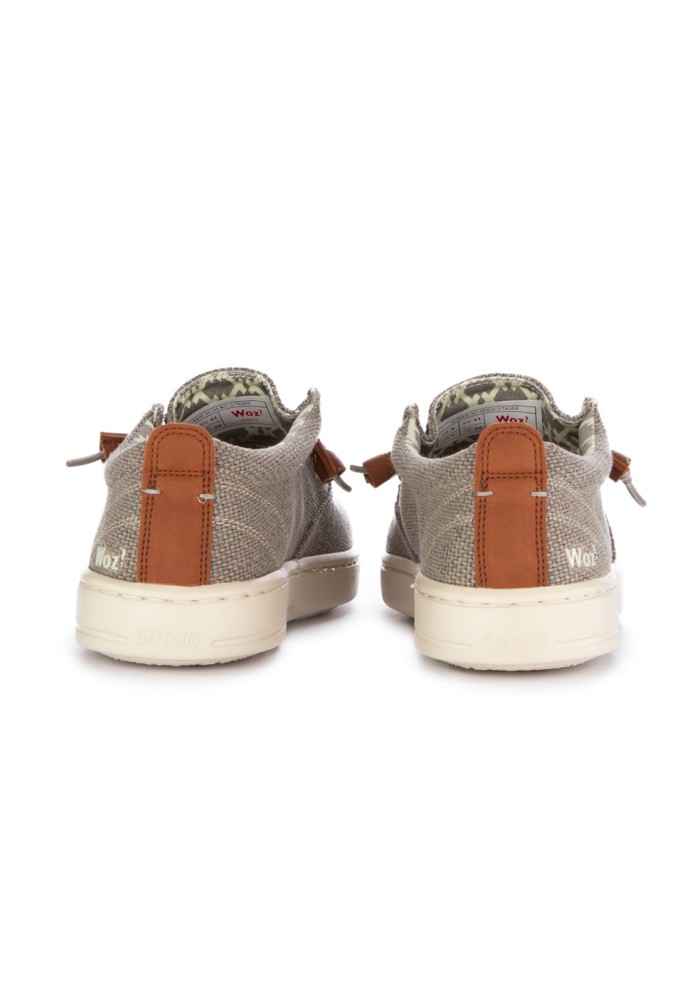 herren flache schuhe woz robbie bold fabric grau