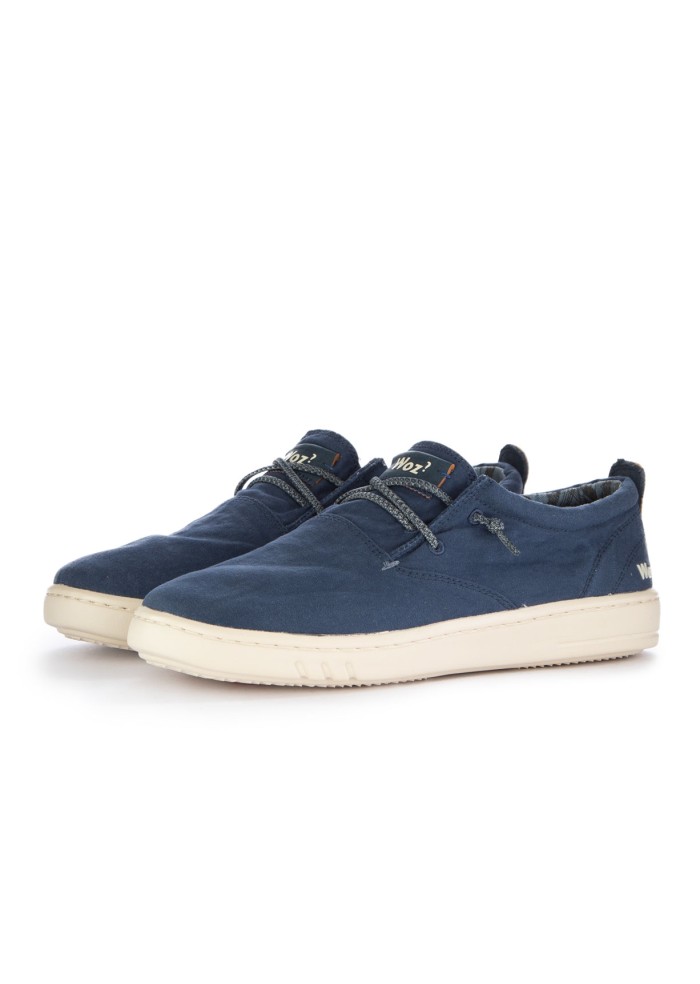 scarpe basse uomo woz robbie washed blu