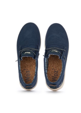 WOZ? | SCARPE BASSE ROBBIE WASHED BLU