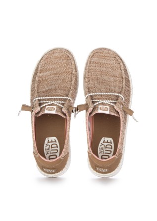 HEY DUDE | SCARPE BASSE WENDY SPORT MESH MARRONE