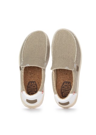 HEY DUDE | SLIP-ON MIKKA BRAIDED BEIGE