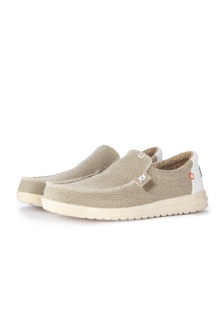 slip on uomo hey dude mikka braided beige