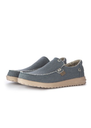 slip on uomo hey dude mikka braided blu