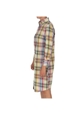 BASTONCINO | DRESS CAMICIONE CHECKED MULTICOLOR