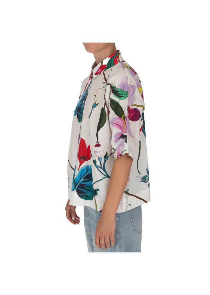 womens shirt bastoncino federica white multicolor