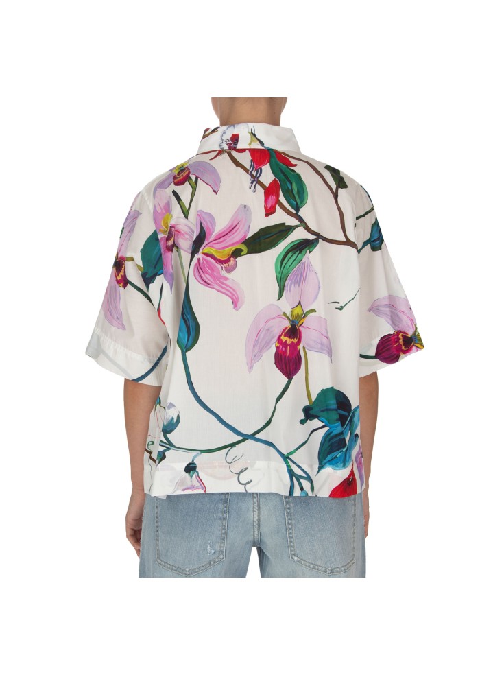 camicia donna bastoncino federica bianco multicolor