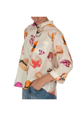 womens shirt liberty rose claudia cappelli multicolor
