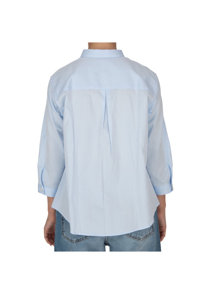 womens shirt liberty rose claudia cuoricini light blue