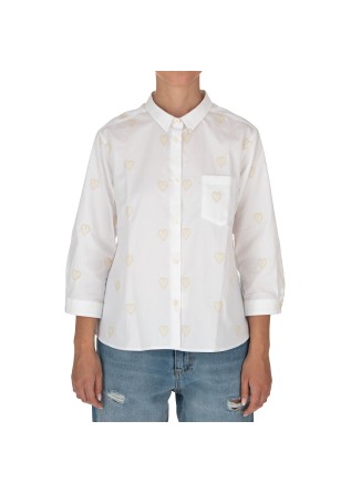 LIBERTY ROSE | CAMICIA CLAUDIA CUORICINI BIANCO