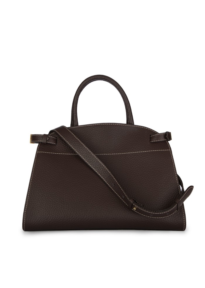 damen schultertasche gianni chiarini farah dunkelbraun