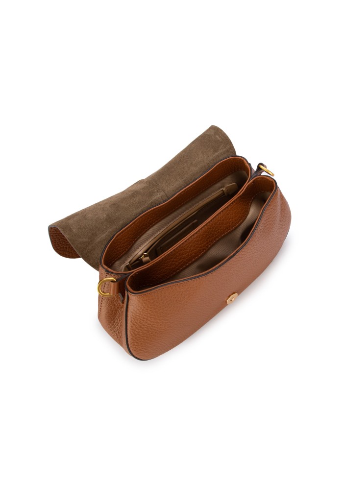 damen schultertasche gianni chiarini helena round braun