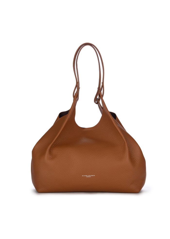 damen schultertasche gianni chiarini dua braun