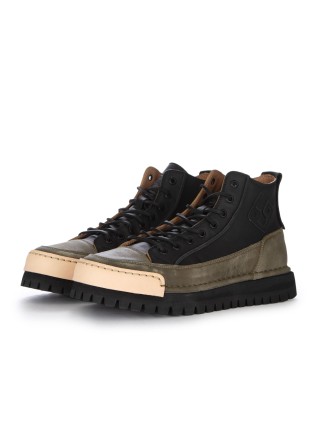mens high sneakers bng real shoes la pigna black green