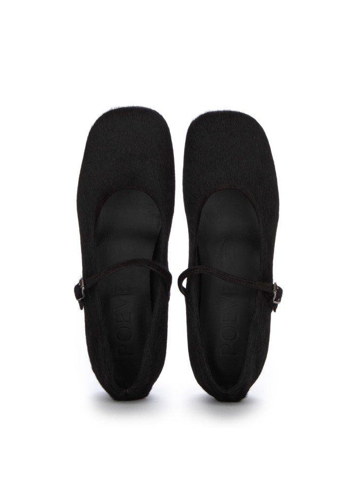 damen ballerinas poeve cavallino schwarz