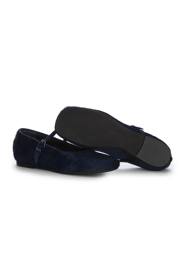 damen ballerinas poeve cavallino blau