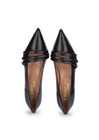 IL BORGO FIRENZE | DÉCOLLETÉ GLOSSY SCHWARZ