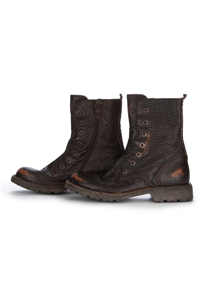 damen stiefeletten moma aviator sigaro fossil braun