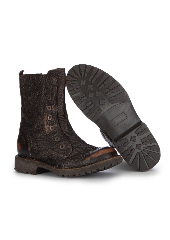 damen stiefeletten moma aviator sigaro fossil braun