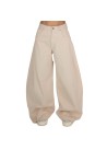 GOD SAVE DENIM | TROUSERS IRIDE BALLOON CREAM WHITE