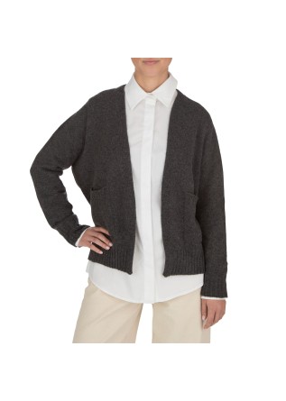 damen cardigan riviera cashmere taschen dunkelgrau
