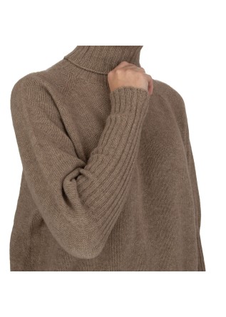 RIVIERA CASHMERE | BOLERO COLLO ALTO MARRONE