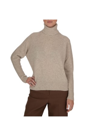 bolero donna riviera cashmere collo alto beige