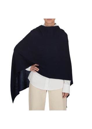 mantellina donna riviera cashmere rasata blu notturno