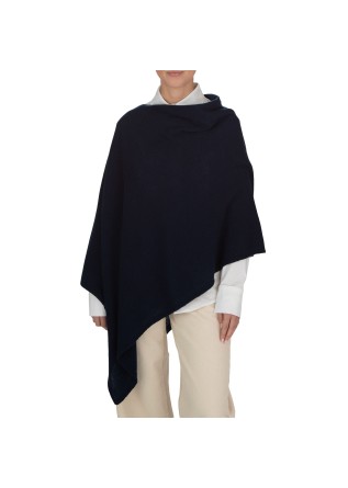 RIVIERA CASHMERE | MANTELLINA RASATA BLU NOTTURNO