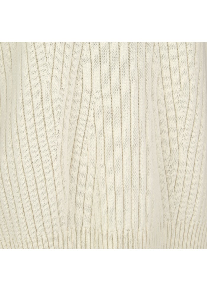 poncho donna riviera cashmere coste bianco panna