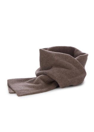 unisex collar scarf riviera cashmere wood brown