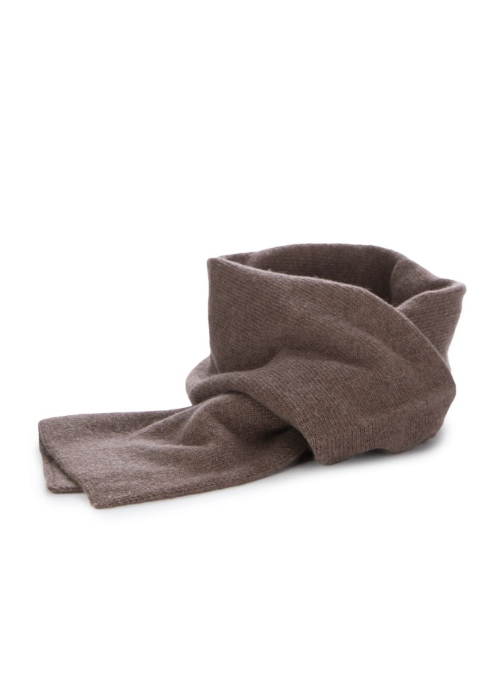 unisex collar scarf riviera cashmere wood brown