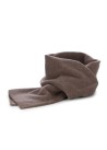 RIVIERA CASHMERE | SCALDACOLLO MARRONE LEGNO