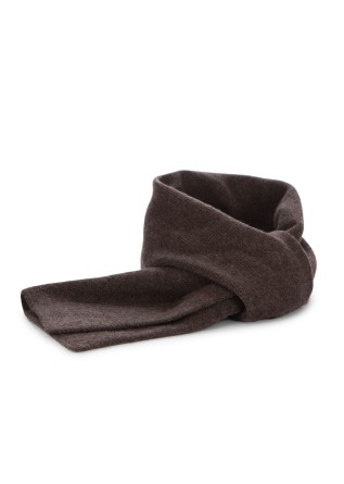 unisex collar scarf riviera cashmere dark brown