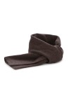 RIVIERA CASHMERE | COLLAR SCARF DARK BROWN