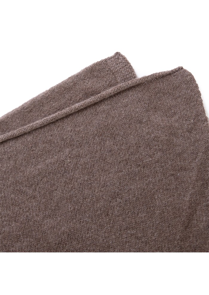 unisex scarpe riviera cashmere ribbed stitch brown