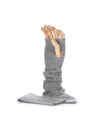 damen armstulpen riviera cashmere schwer grau