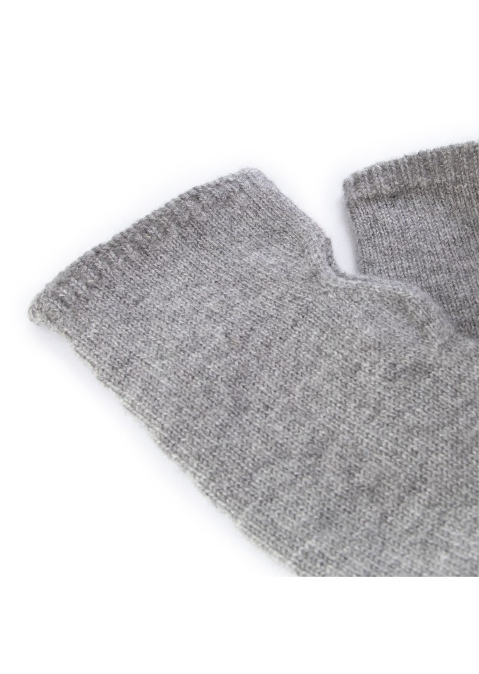 damen armstulpen riviera cashmere schwer grau