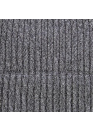 RIVIERA CASHMERE | MÜTZE RIPPENSTRICK DUNKELGRAU