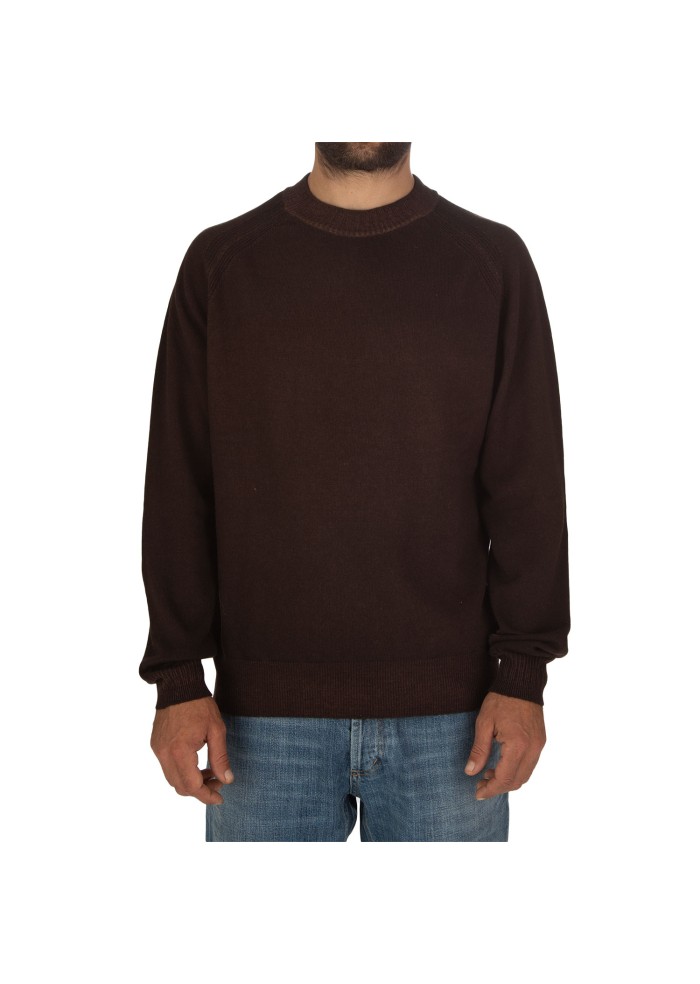 maglione uomo daniele fiesoli casual marrone