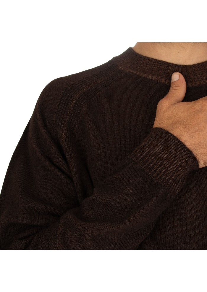 maglione uomo daniele fiesoli casual marrone