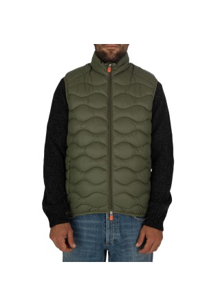mens vest save the duck giga21 tide green