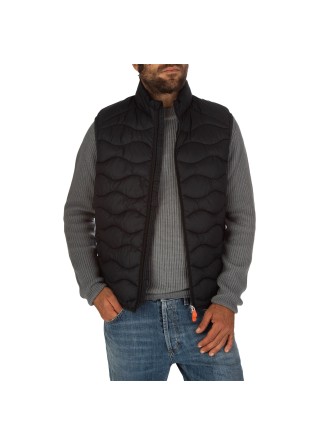 mens vest save the duck giga21 tide black