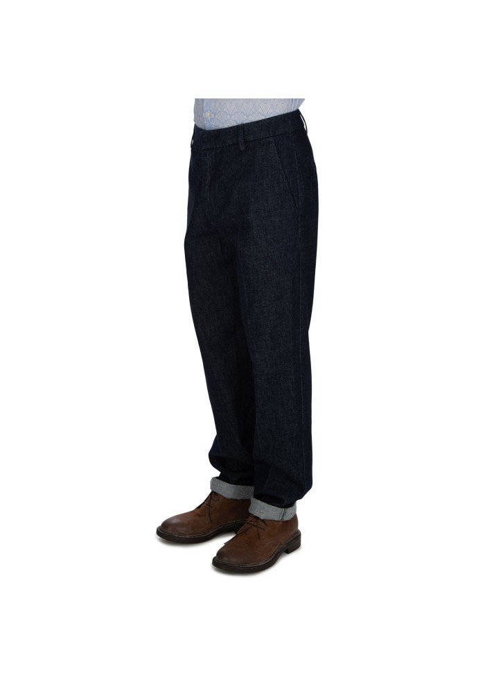 jeans uomo dondup james blu scuro