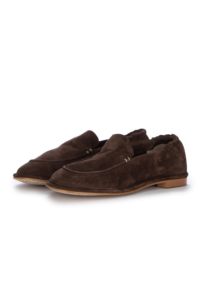 mocassini donna patrizia bonfanti college suede marrone