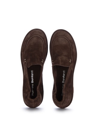 PATRIZIA BONFANTI | LOAFERS COLLEGE SUEDE DARK BROWN