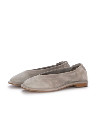 womens ballet flats patrizia bonfanti flats danza suede grey